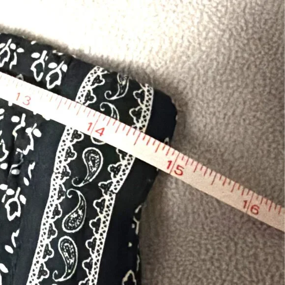 Sophie Max Womens Black & White Printed Pants Size M - Picture 5 of 7